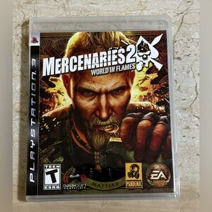 PlayStation.3 Mercenaries 2: World in Flames.2008. Blue Ray Disc. Rated : Teens